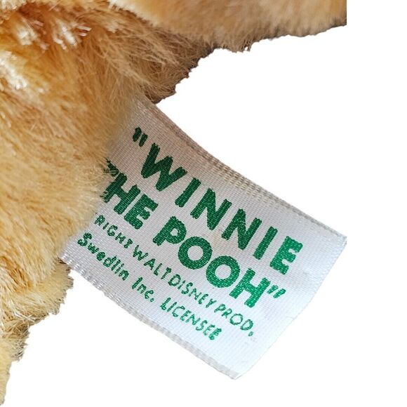 winnie the pooh vintage J.swedlin Inc. Plush Bear 9-10 Inches Kids Plush - Picture 5 of 6